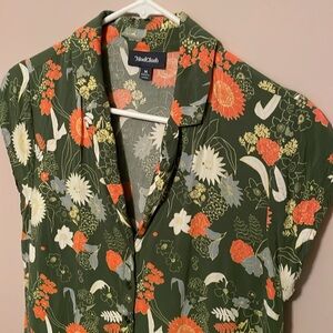 ModCloth cropped floral top